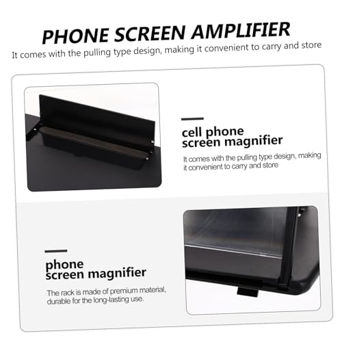 Soporte extraíble duradero negro amplificador pantalla teléfono móvil 7