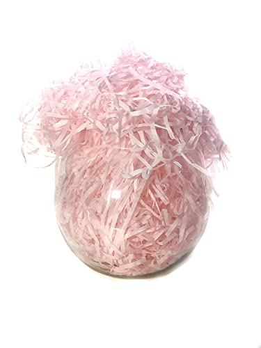 Image of Eco Sarras Thin Shredded Paper Crinkle Paper Grass Strips Gift Tray Decoration,Gift Hamper Decorations,Gift Box Fillers,Wedding Birthday&Valentines Day Gift (2000 Grams / 2 Kg,Light Pink,Pack of 1)