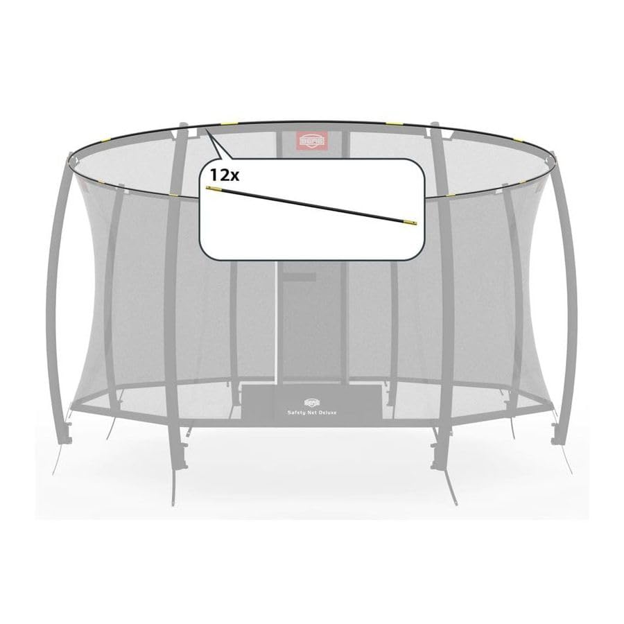 BERG Veiligheidsnet - Safety net Deluxe - Hoepelset - 430 cm