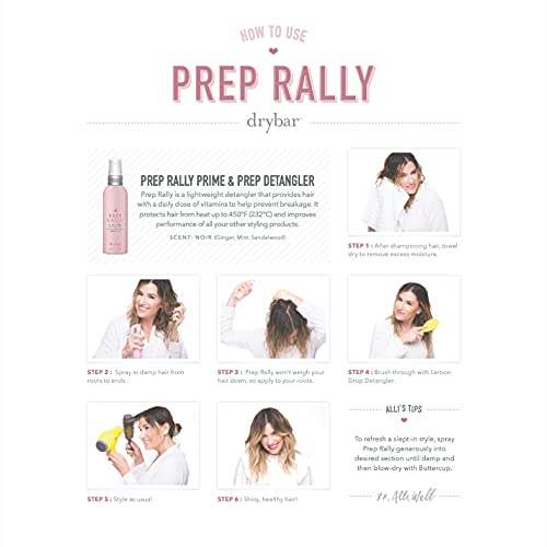 Drybar Prep Rally Prime And Prep Detangler, Noir Scent | Great For Detangling Hair (5 Fl. Oz.) #TOP4