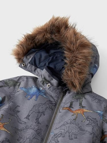 NAME IT Jungen NMMSNOW10 Suit AOP FO NOOS Schneeanzug, Mockingbird/AOP:Dinosaur, 116