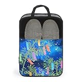 シューズケース 七夕の祈り シューズバッグ シューズポーチ シューズ袋 トラベルポーチ 靴袋 半透明 シューズ入れ 出張 旅行 軽量 持ち運びに便利 収納バッグ 履き替え 男女兼用 アウトドア 出張 旅行 プレゼント