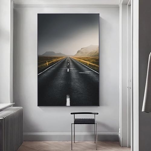Affiches impressions et affiches nature paysage épuré grand tableau autoroute moderne