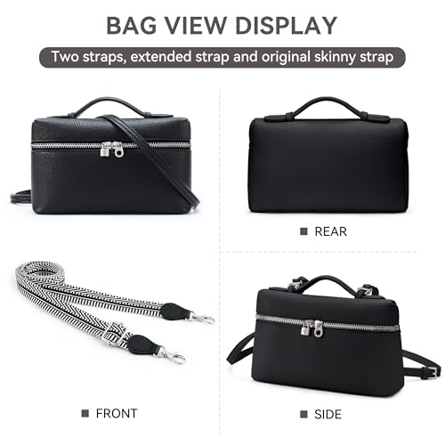 KALIDI Crossbody Bag for Women Small Top-Handle Pouch Designer Shoulder Handbag Quiet Luxury Leather Trendy Purse2