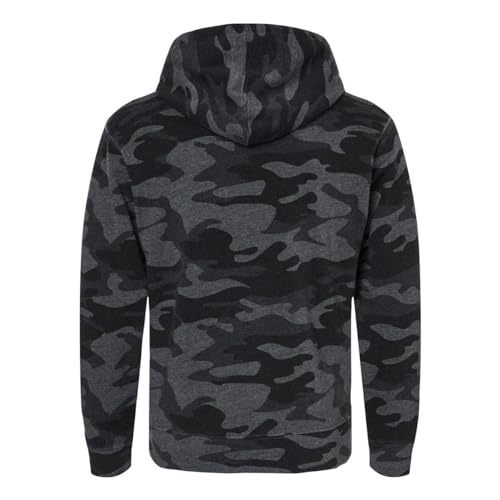 J. America Adult Triblend Pullover Fleece Hooded Sweatshirt2