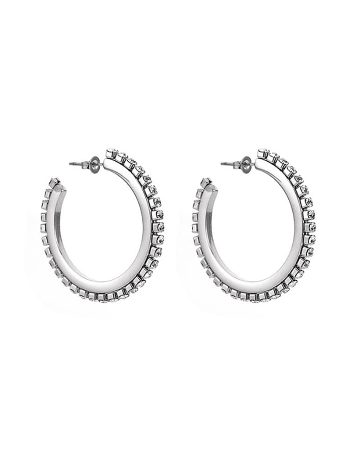 Lee CooperWomen's Stainless Steel Silver Earrings - LC.E.01296.330