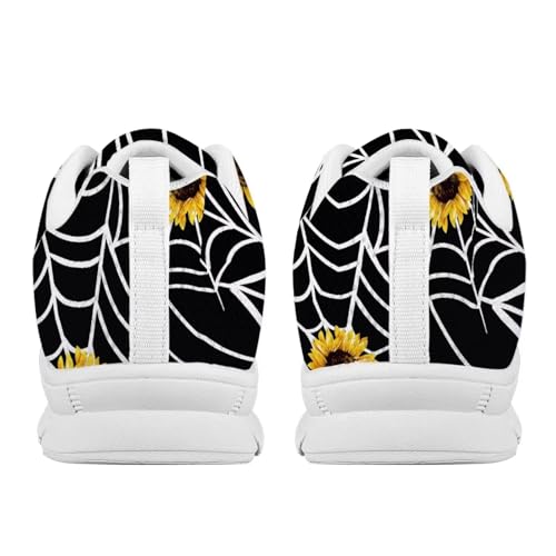 Forchrinse Womens Slip On Sneakers Men Lace-Up Walking Tennis Shoes Lightweight Casual Flat for Gym Travel Work4