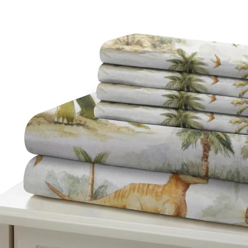 Housse de couette dinosaure lit simple parure microfibre douce pour chambre ado - 7