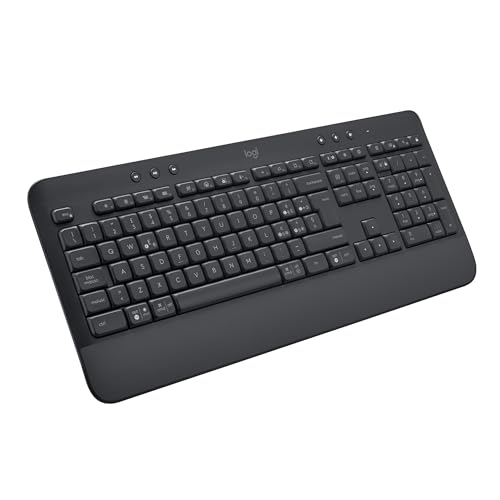 Logitech Signature K650, Tastiera Poggiapolsi Wireless Full-size...