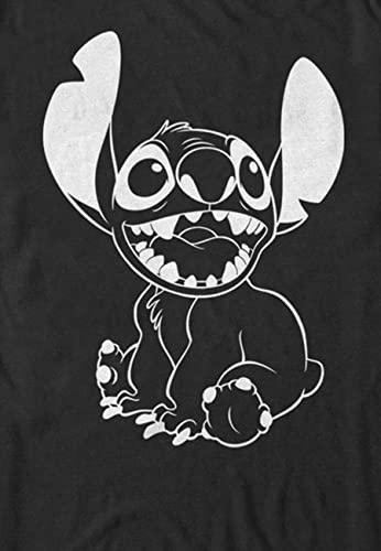 Disney Men's Lilo Negative Stitch T-Shirt3