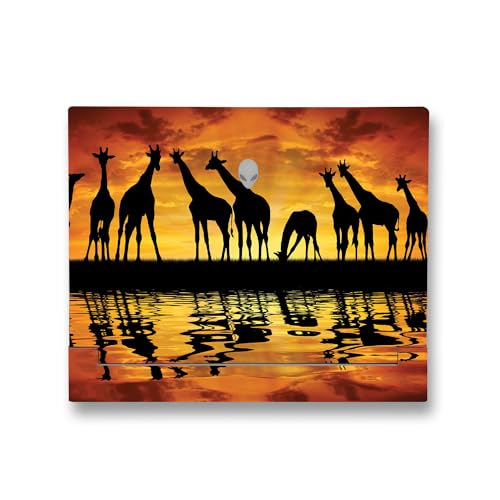 Image of MightySkins Skin Compatible with Alienware X14 R2 (2023) Full Wrap Kit - Glamour Giraffes | Protective, Durable, and Unique Vinyl Decal wrap Cover | Easy to Apply & Change Styles | Made in The USA