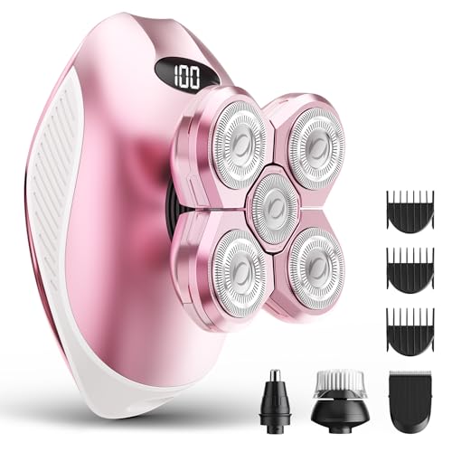 joy lavender razor for women, shave kit with 1 handle + 3 razor blade refills, includes shower holder