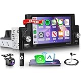 🚘【2G+64G 5.9 Pouces Écran Tactile Android Autoradio 1 Din 】La taille d'encastrement de cet autoradio 1 Din 5.9 pouces est de 178 mm * 50 mm*128 mm. Écran tactile 5.9 pouces HD 1080P. Mémoire 2 Go (RAM) + 64 Go (ROM). Supporte un microphone externe. L'autoradio prend en charge la fonction d'écran partagé qui permet d'afficher deux pages simultanément. Différentes scènes sonores EQ au choix. Autoradio supportant les fonctions USB/DAB+/OBD2/DVR (adaptateur dab, adaptateur obd et enregistreur dvr non inclus). Le port de type C permet de recharger les téléphones portables.