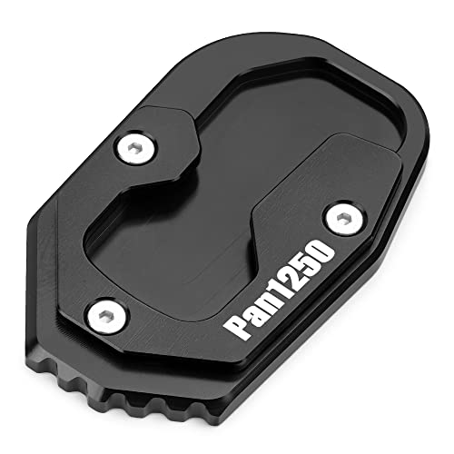 CXEPI Motorrad Seitenständer Vergrößern Fuß-Verbreiterung Ständer Platte Pad für Pan America 1250