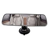 Bonbela Universeller Schwarzer Auto-LKW-Spiegel, Innenrückspiegel mit Saugnapf, Rückspiegel (Schwarz) Bonbela Universeller Schwarzer Auto-LKW-Spiegel, Innenrückspiegel mit Saugnapf, Rückspiegel (Schwarz)