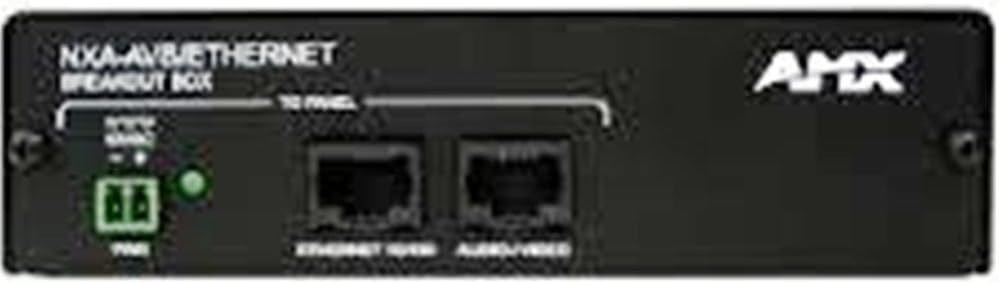 IAR NXA-AVB 12VDC Ethernet Breakout Box (4 Ports, RJ45, Compatible with Television, Monitor, Gaming Console, Personal Computer, Laptop) - Pro Audio