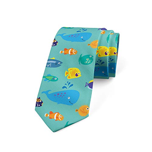 Corbatas De Hombre Criaturas De Los Mares Profundos Corbata De Boda Divertida Accesorios De Traje Clásica Corbata De Caballero Para Festivos Fiestas Cosplay