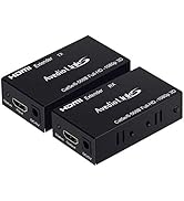 196ft/60m HDMI Extender, avedio links HDMI Extender Over Cat 5e/6/7, Digital HDMI Ethernet Extend...