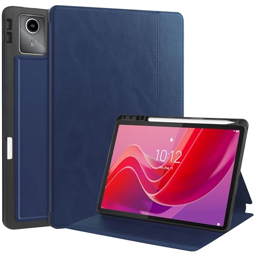 Housse Lenovo Tab M11 bleue pour travailler et lire en voyage
