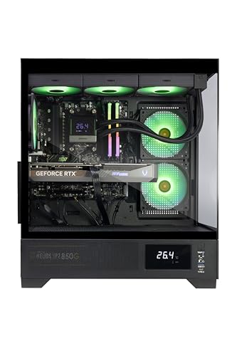 Image of ZOTAC MEK AI-Enhanced Gaming PC Desktop Computer - NVIDIA GeForce RTX 5070 12GB, AMD Ryzen 5 7600X up to 5.3 GHz, 32GB RGB DDR5, 2TB NVME M.2 SSD, 850W 80+ Gold PSU, WiFi, BT, Windows 11 Pro