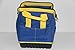 BuyBocceBalls Listing - Extra Heavy Duty Nylon Bocce Bag - Royal Blue with Yellow Handles, with Ball Separator