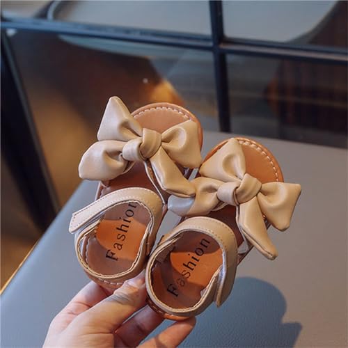 Toddler Girl Sandals Flower Girl Dress Shoes Open Toe Little Kid Summer Flat Shoes with Bow Girls Summer Sandals2