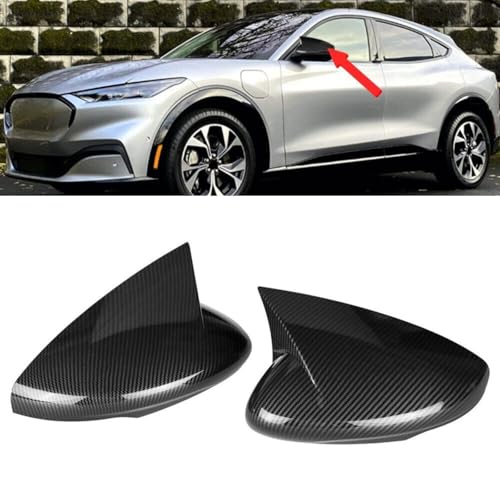 Coque rétroviseur Ford Mustang Mach E style carbone pour sublimer vos trajets quotidiens