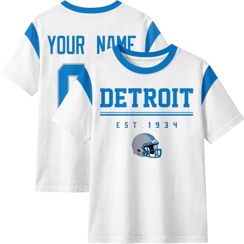 Image of T-Shirt Custom Crewneck Short Sleeve for Men Gifts | Custom T-Shirt Personalized Name and Number