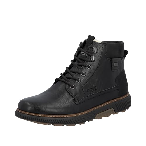 Rieker Homme B3342 Bottes à Lacets, Noir, 41 EU Large