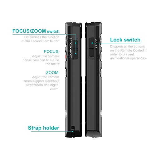 Aodelan Camera Remote Control Remote Shutter Commander For Sony Zv-E10,Fx3,A1,A6100, A6400, A6600, A7C, A7 Iii, A7R Iii, A7R Iv, A9, A9 Ii, Dsc-Rx0 Ii, Dsc-Rx100 Vii, Zv-1; Replace Sony Rmt-P1Bt #TOP6