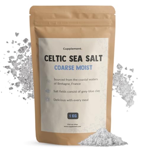 Cupplement 1 KG Sal Marina Celta - Sal Marina Celta Gruesa - Gruesa - No para el Molino de Orgánica, Flor de Sal, Himalaya, Himalaya, Orgánica Fina - Minerales - Herbamare - Celtic sea salt - Guerande