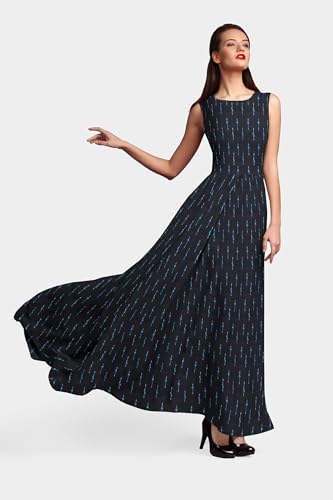 Image of Cotton Pochampally ikat unstitched blouse, Kurthi, long frock fabric material for women (1 meter, 2 meters & 3 meters)