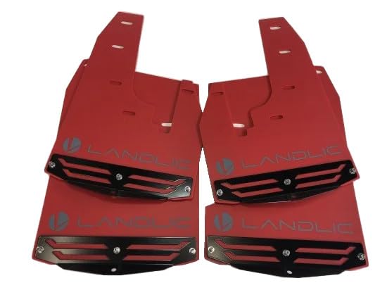 Amazon.co.jp: ランドリック(LANDLIC) マッドフラップ RED(レッド