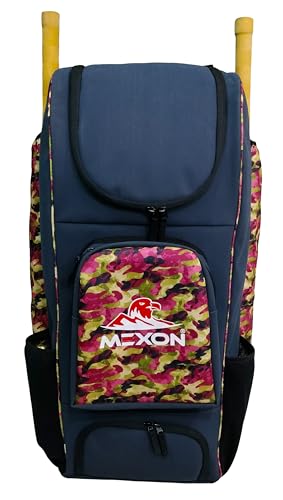 Image of MEXON Professional Cricket Duffle Kit Bag | Player's Choice (Navy /Red)