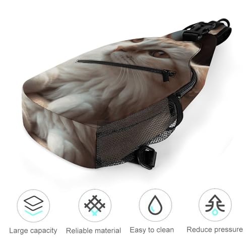 Bolso tipo bandolera Soft Cute Cat para viaje miniatura 5
