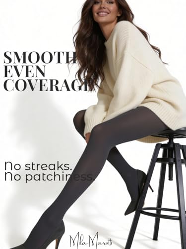 Image of Mila Marutti Women's Tights Semi Opaque Stockings for Women | Semi Sheer Pantyhose Nylons | Made in EU
