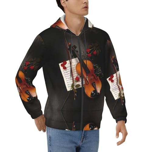 Sweat décontracté violon pour homme : fini les hauts basiques sans style