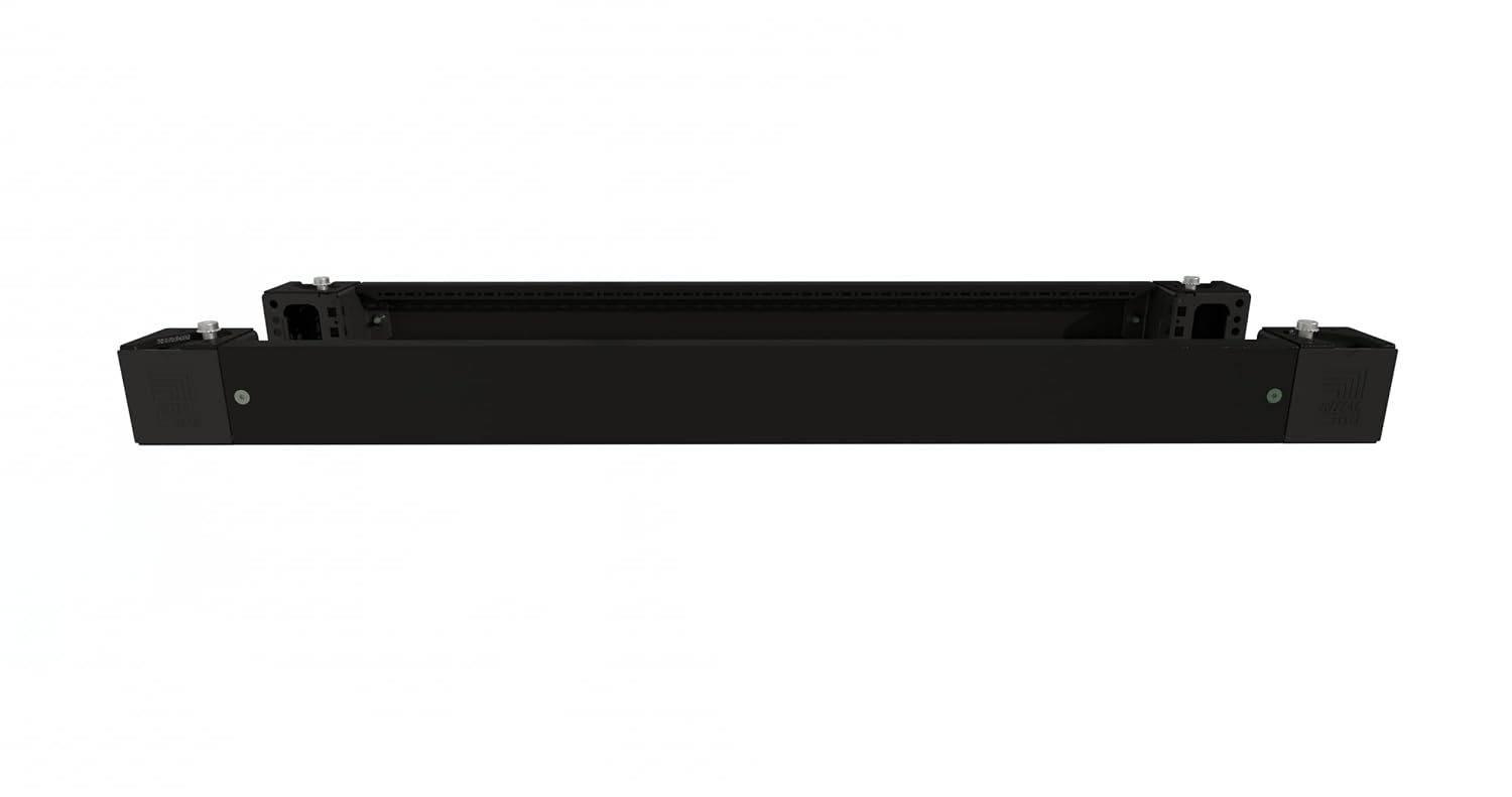 Rittal 8660.007, Base/Plinth Trim Panels with Corner Pieces, for 47.2" W Enclosure Base Front and Rear, Black, 3.94" Height, Pack of 2
