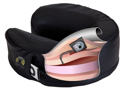EARTHLITE Zenvi Sound Face Cradle Cushion - iPhone, iPod, MP3 Compatible, Rechargeable Headrest Pillow