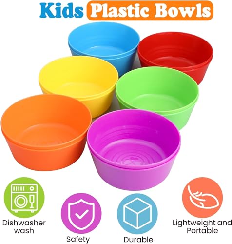 LATERN 24Pcs Reusable Plastic Bowls - Image 2