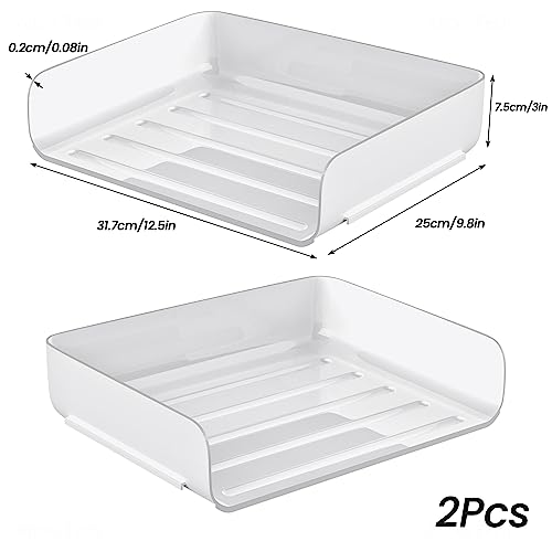 Porte-documents de bureau A4 empilable Tomorotec support de rangement blanc