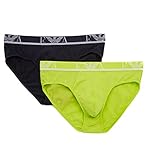 Emporio Armani Men's 2-Pack Eva Cotton Stretch Brief