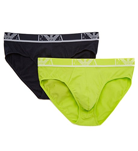 Emporio Armani Men's 2-Pack Eva Cotton Stretch Brief