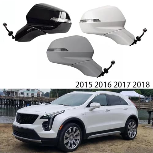 Rétroviseur électrique haut de gamme pour Cadillac XT5 coque grise et miroir dégivrant