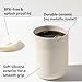 W&P Porter Travel Coffee Mug with Protective Silicone Sleeve | 12 Ounce Blush | Reusable Cup for Coffee or Tea | Portable Ceramic Mug with BPA-Free Press-Fit Lid | Dishwasher Safe | On-the-Go