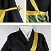 MEADOO Anime Jujutsu Geto Suguru Cosplay Kimono Outfits Full set with Printed Cassock Easter and Halloween Costume For Adult(Black,M)