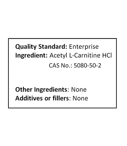 Amazon.com: NuSci ALC Acetyl L-Carnitine HCl Powder 1000g (1.0Kg, 2.2 LB)  Pure Form : Health & Household