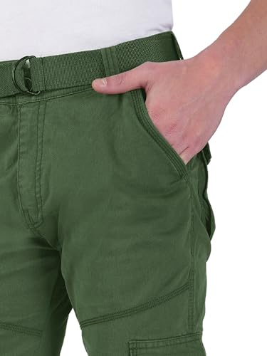 Image of Urban Legends Cargos for Men || Men's Cotton Regular Fit Cargo Joggers with 6 Pockets || Casual Pants || (UL-1R6)
