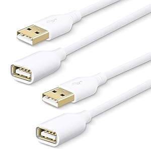 Fasgear 6698 USB 2.0 Verlängerungskabel 2 Stück