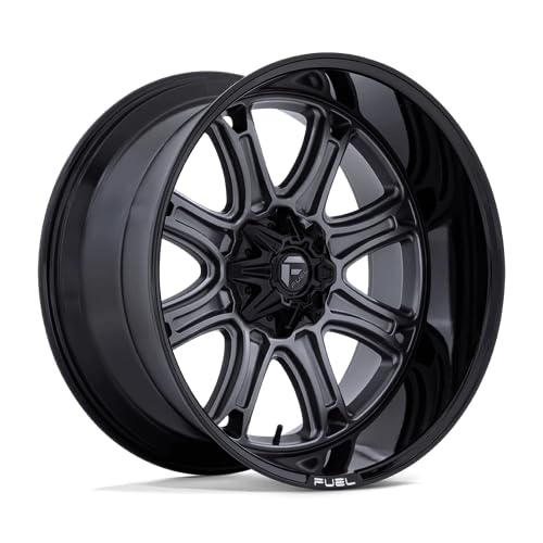 D853 22X10 6X135/5.5 M-GNMTL BLK-LP 10MM Custom Wheel